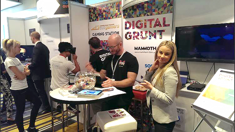 Adtech Mammoth Stand Rob & Michelle 